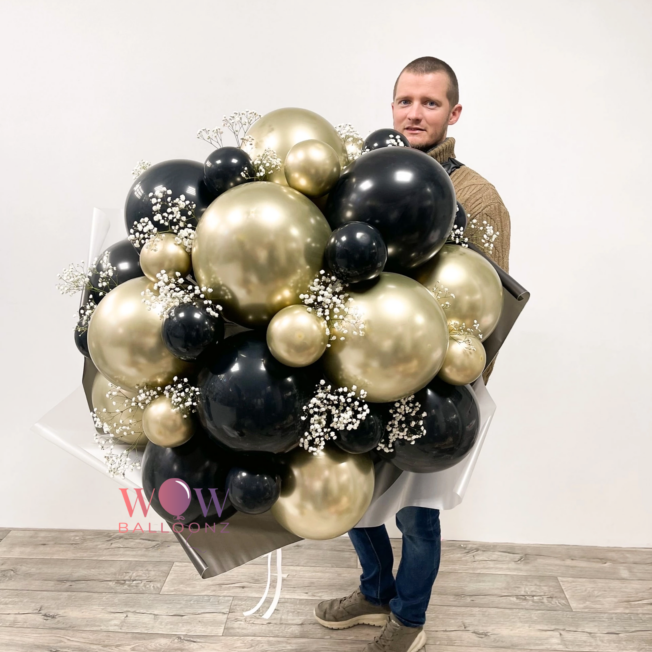 Giant Bouquet Gold and black