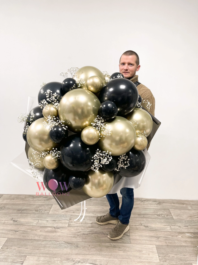 Giant Bouquet Gold and black