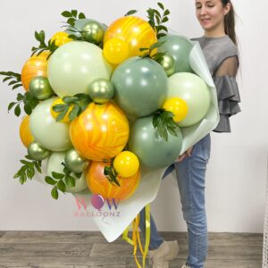 Lime Mimosa Giant Balloon Bouquet