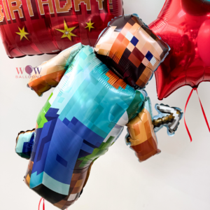 Minecraft Birthday Balloons