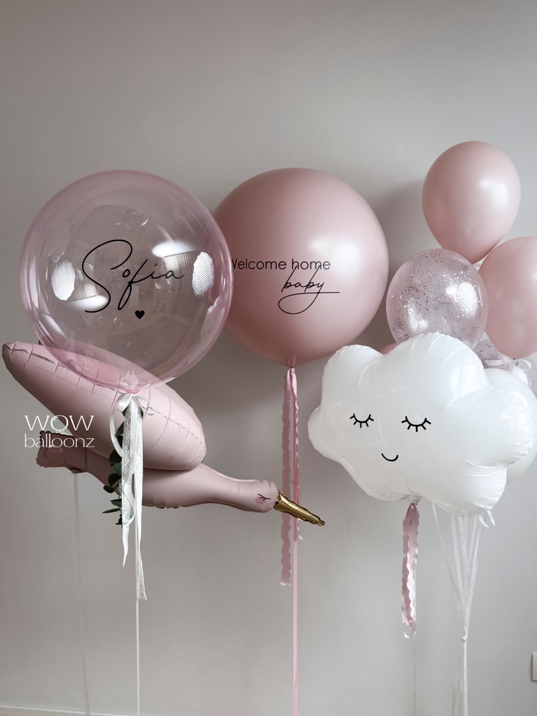 Newborn Balloons Set