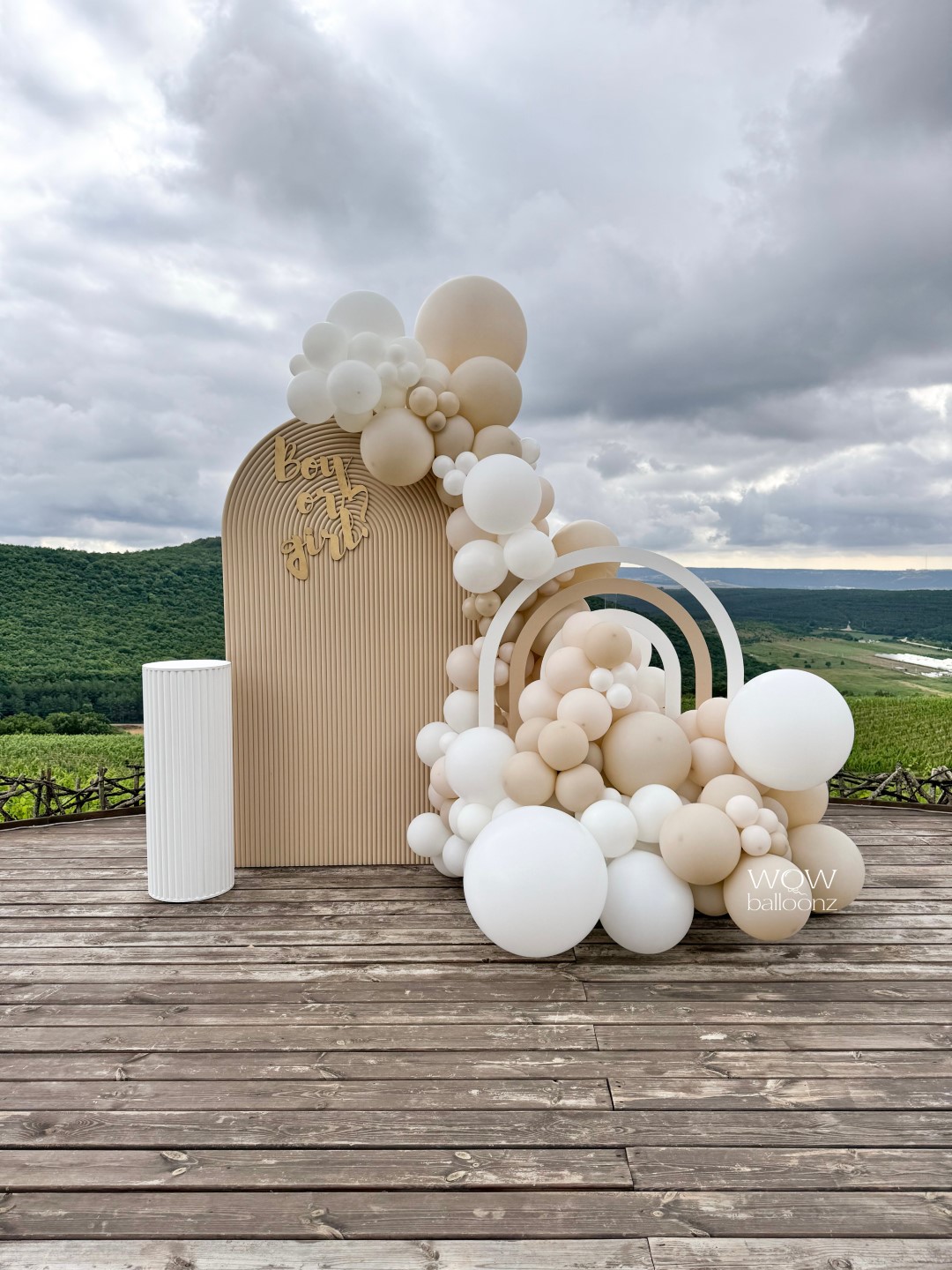 Gender Reveal Balloon Garland